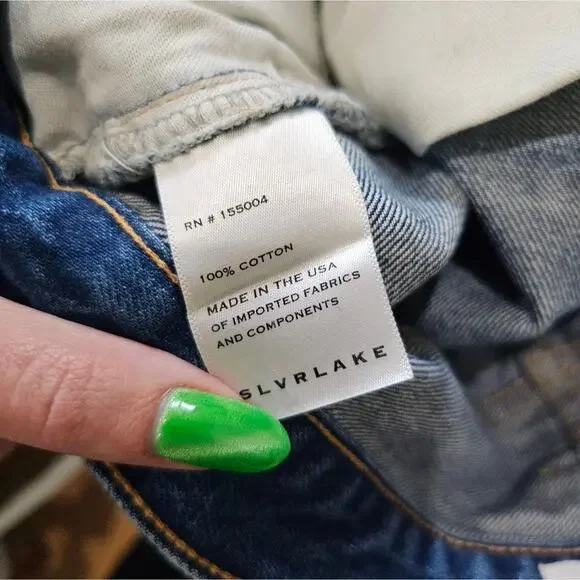 NWT SLVRLAKE "Farrah" denim shorts - Picture 9 of 9